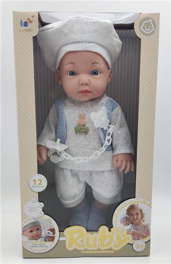 14 inch live eye vinyl doll with 12 sound IC   ITEM NO.： W001967