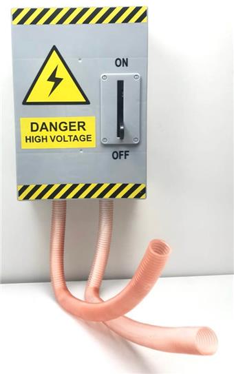 High voltage box (with light, sound, and voice control induction)   ITEM NO.： W001691