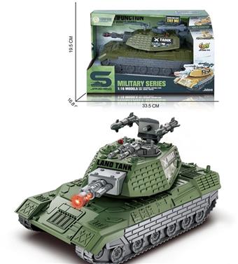 1: 16 medium military tank vehicles   ITEM NO.： W001882