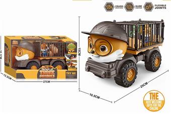 Three Squirrels Medium Sliding Engineering Vehicle Box   ITEM NO.： W002608