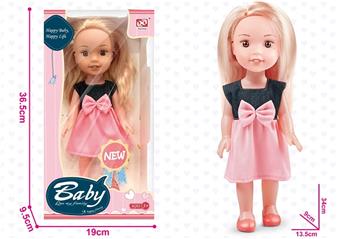 (GCC) 13 INCH BLOWN BOTTLE BODY ENAMEL HEAD DOLL DOLL DOLL   ITEM NO.： W001170
