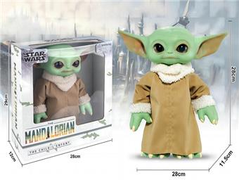 (GCC) STAR WARS: YODA BABY 28CM GLASS EYEBALLS   ITEM NO.： W000803