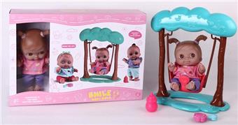 10 inch fully vinyl doll swing set   ITEM NO.： W001158