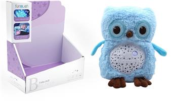 (GCC) SOOTHING NIGHT LIGHT PROJECTION (OWL)   ITEM NO.： W001708