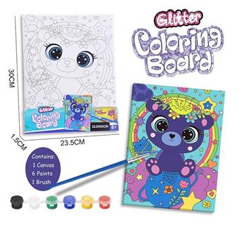 DIY Coloring Board Set - Little Bear (24X30CM)   ITEM NO.： W000471