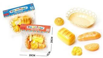 Simulated Bread Food House (6-piece Set)   ITEM NO.： W001525