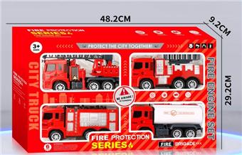 Four types of engineering vehicle gift boxes   ITEM NO.： W001420