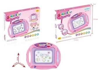 Small cartoon girl color magnetic writing board   ITEM NO.： W001236
