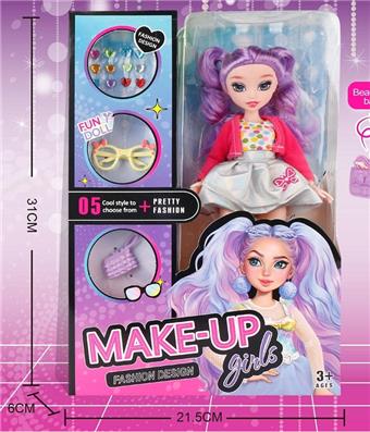 10 inch makeup doll   ITEM NO.： W000711