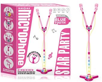 Girl with dual microphones and Bluetooth light   ITEM NO.： W000889