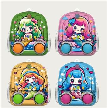 Mermaid backpack game water machine (24 pieces)   ITEM NO.： W001006