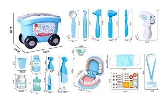 Playing house, boy, doctor, medical equipment storage trailer   ITEM NO.： W001546