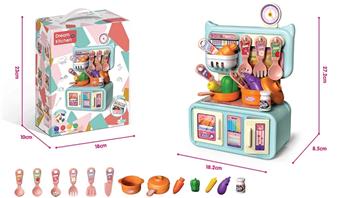 (GCC) STORAGE KITCHENETTE SET PINK BLUE   ITEM NO.： W000716