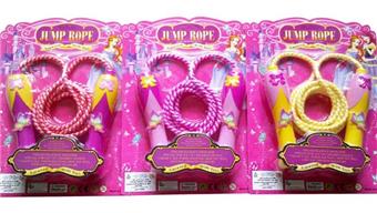 3-color mixed skipping rope (environmentally friendly)   ITEM NO.： W000500