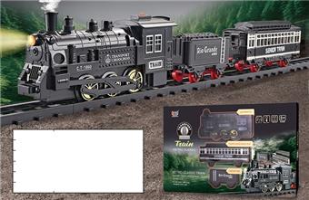 Electric lighting, music, atomization, and smoke track train (can be refilled with water)   ITEM NO.： W000727