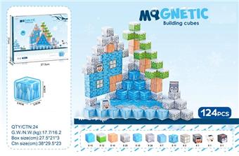 Ice and snow themed 2CM magnetic block   ITEM NO.： W001629