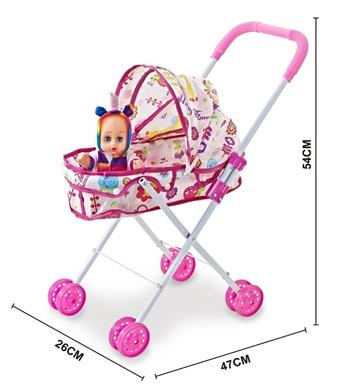 Iron cart with 10 inch music doll   ITEM NO.： W001072