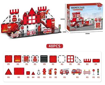 Firefighting series color window magnetic sheet   ITEM NO.： W002390