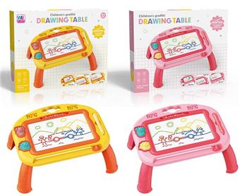 Color magnetic drawing board table   ITEM NO.： W000495