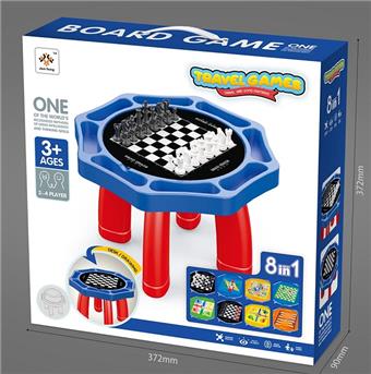 (GCC) 8-IN-1 CHESS TABLE   ITEM NO.： W001842