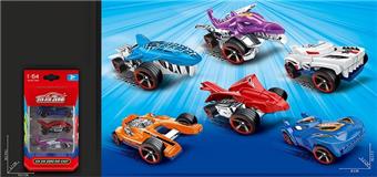 Alloy sports car (six mixed)   ITEM NO.： W001047
