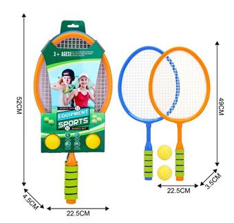 Racquet set EVA handle+PU ball   ITEM NO.： W000072