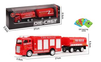 Huili alloy fire truck   ITEM NO.： W000070
