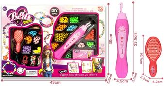 DIY beaded comb beaded toy suit   ITEM NO.： W000648