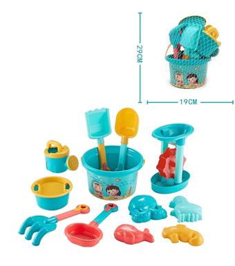 (GCC) 13 PIECE BEACH BUCKET SET   ITEM NO.： W001281