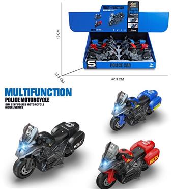 1: 20 waterbird motorcycle police cars   ITEM NO.： W001879