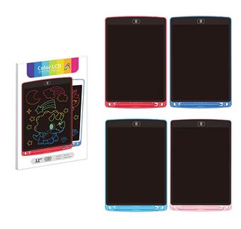4-color 12 inch LCD, ABS LCD writing board, color screen (including one CRR205 battery)   ITEM NO.： W012867
