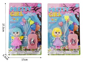 Little angel with balloons, travel suitcase   ITEM NO.： W011115