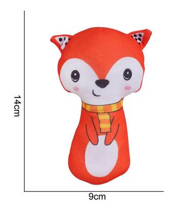 Plush toy, hand crank, fox   ITEM NO.： W011717