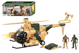 Camouflage helicopter set (with military personnel)   ITEM NO.： W006736