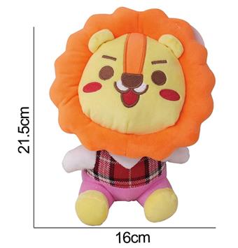 Plush toy cartoon lion red   ITEM NO.： W011225