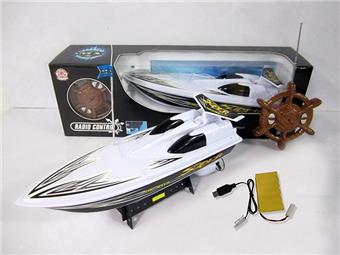 Four way remote control boat with power supply   ITEM NO.： W014978