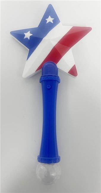Five pointed star flashing short stick   ITEM NO.： W013019