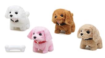 Electric walking puppy (4-color mixed)   ITEM NO.： W011140