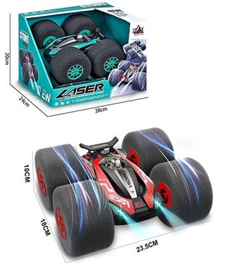 2.4G Sponge Wheel Stunt Vehicle (including electricity) (GCC)   ITEM NO.： W016915