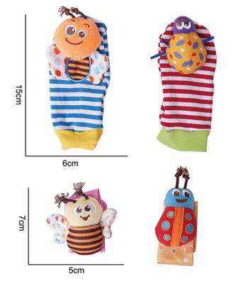 Plush toy red bee four piece set   ITEM NO.： W011604