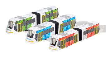 Alloy double decker train (3 colors)   ITEM NO.： W011964
