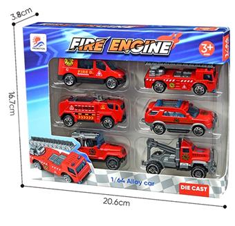 Alloy fire truck window box   ITEM NO.： W015831