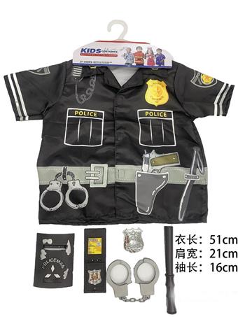 Children's police uniforms+6 police sets   ITEM NO.： W005175
