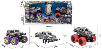 Alloy graffiti dual inertia swing car   ITEM NO.： W006184