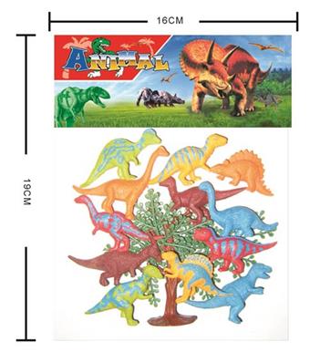 Soft rubber dinosaur   ITEM NO.： W006449