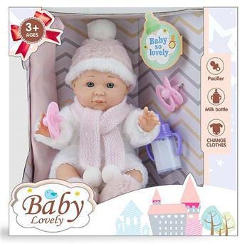 12 inch vinyl doll with accessories   ITEM NO.： W017315