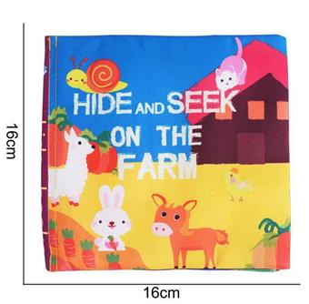 Plush toys, hide and seek, cloth book farm   ITEM NO.： W011824
