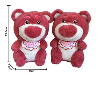 Plush toy bellyband Strawberry Bear   ITEM NO.： W011215