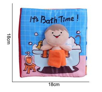 Plush toy cloth book bath   ITEM NO.： W011400