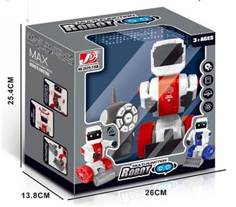 Intelligent remote control music 2-in-1 robot (two-color mixed)   ITEM NO.： W005742